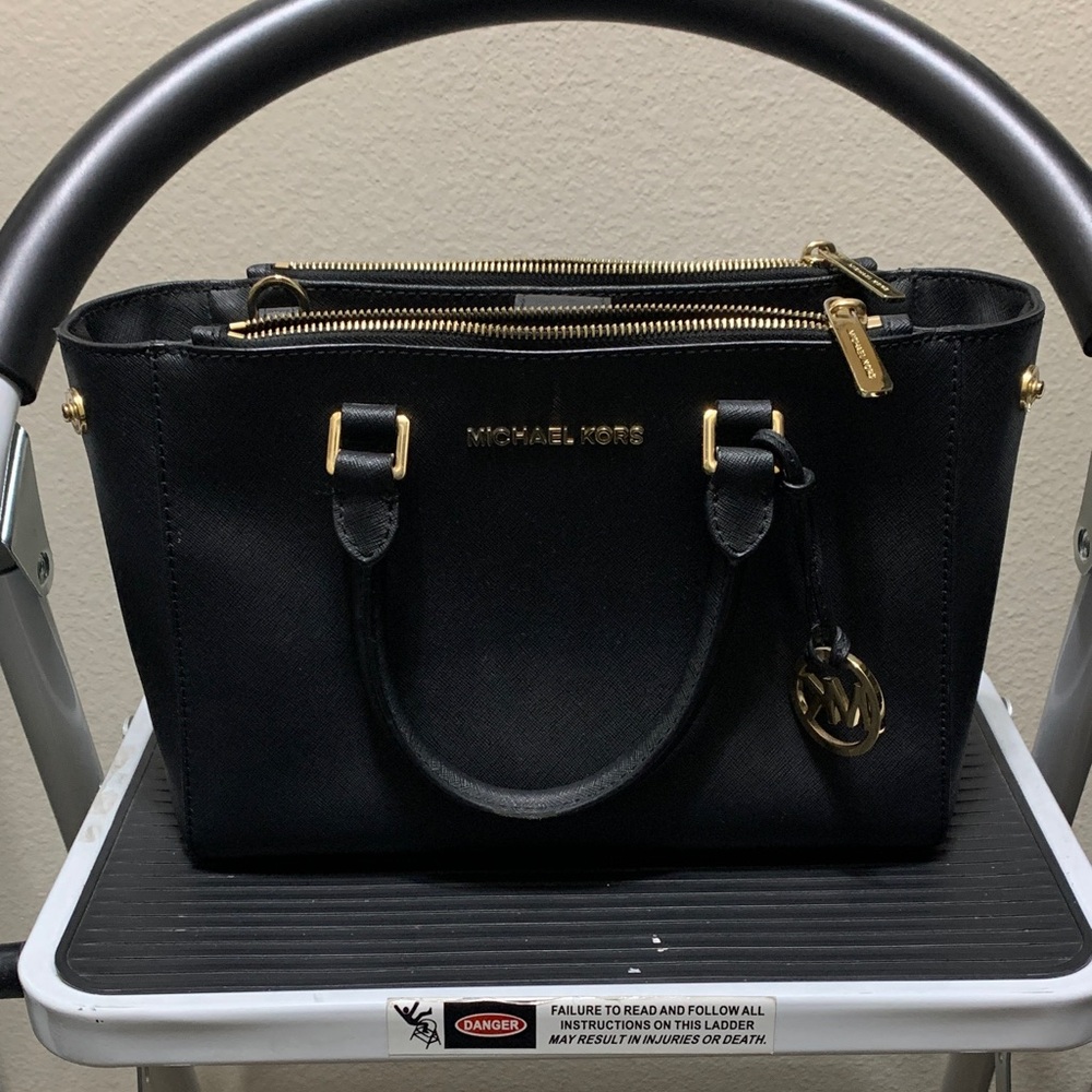 Michael Kors Black Satchel Bag